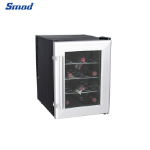 Smad Glass Door Refrigerator Commercial Mini Wine Bottle Chiller